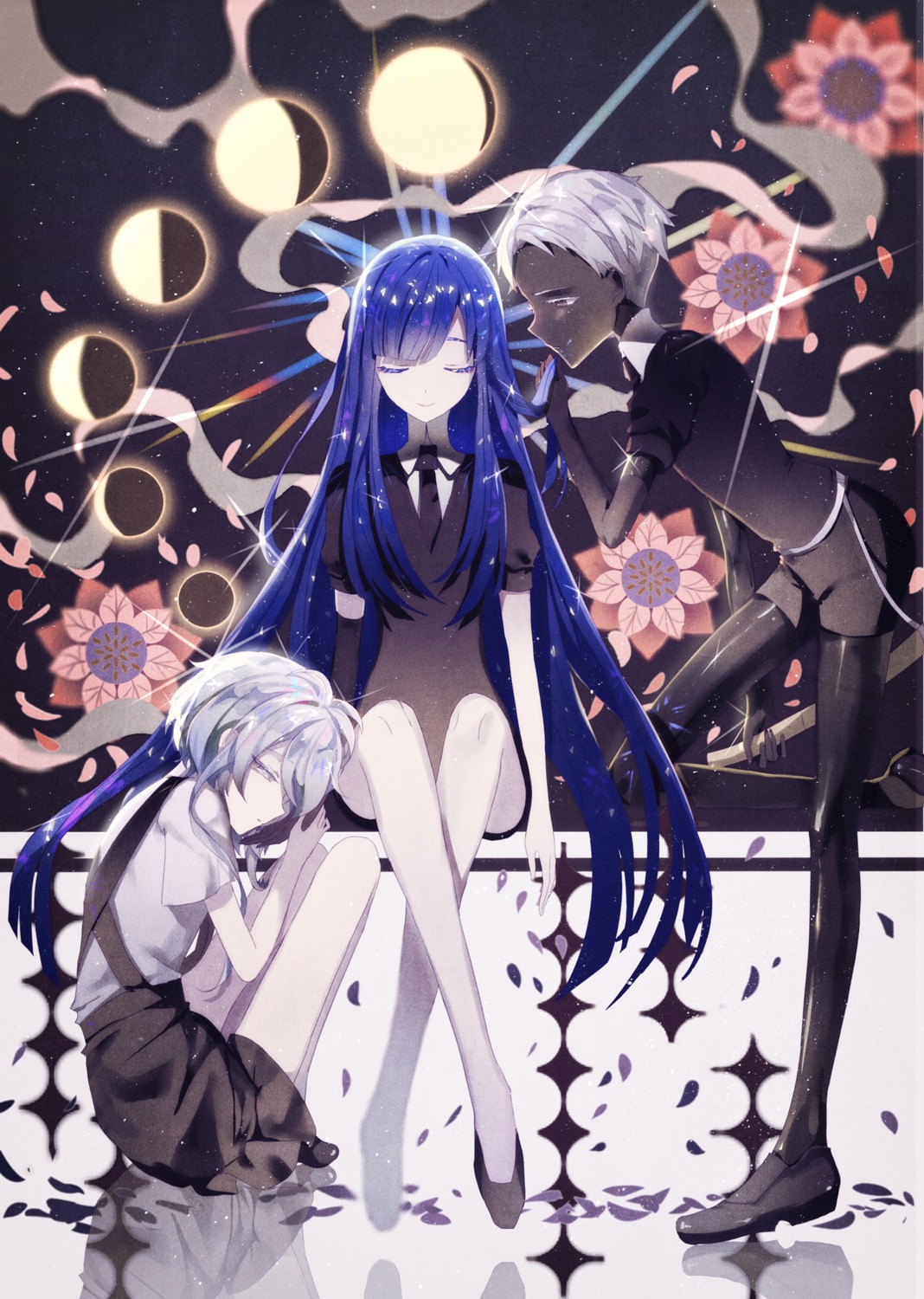 Yasato Houseki No Kuni Cairngorm Houseki No Kuni Ghost Quartz Lapis Lazuli Houseki No Kuni 5732